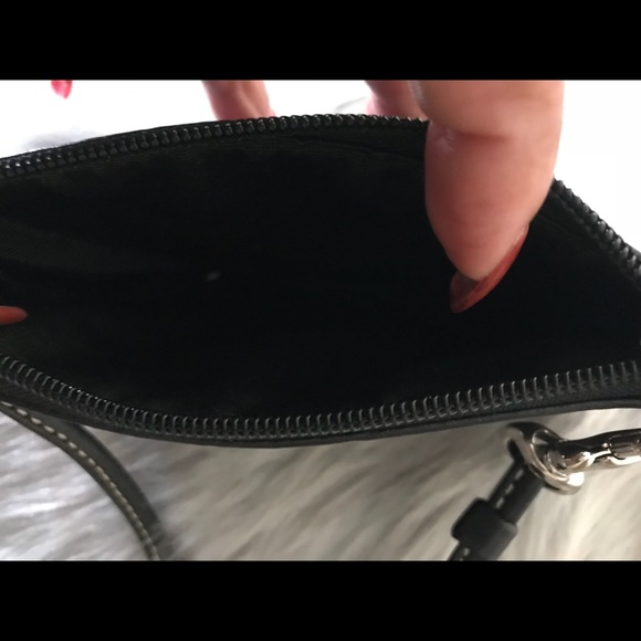 Coach Black Leather Wristlet - Picture 4 of 6